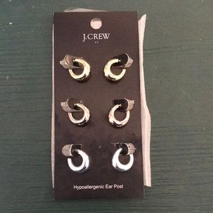 J.crew Huggies earring 3-pack (NWT)
